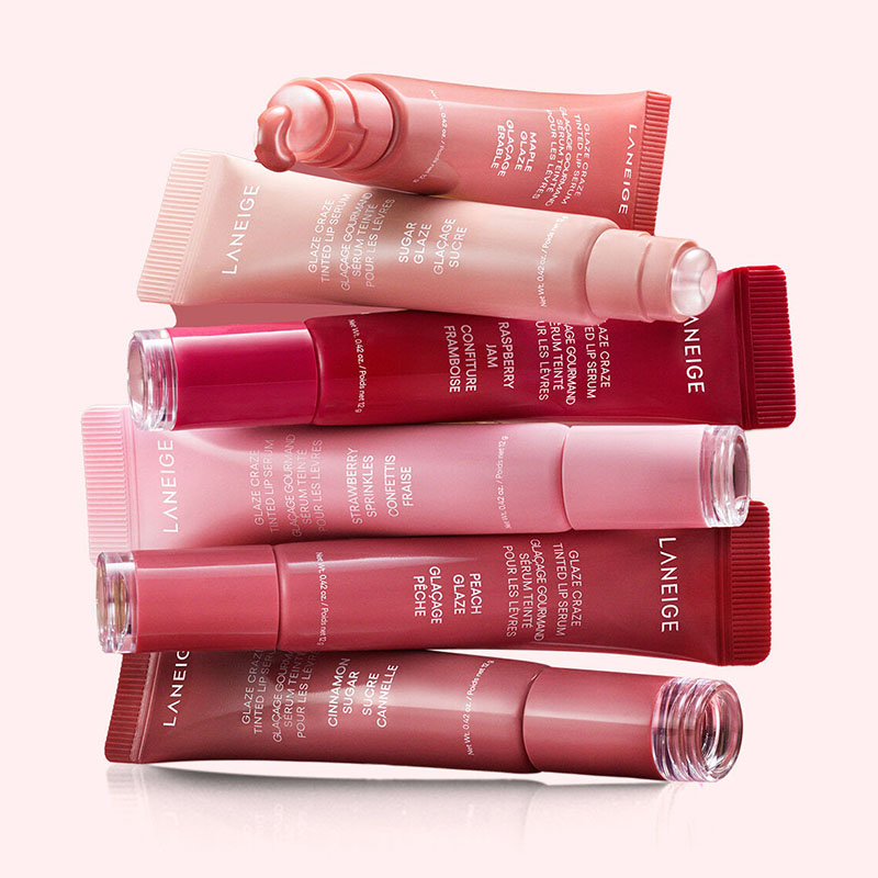 Skincare Laneige - 라네즈 도넛 스트로베리 슈가 립글로스 립