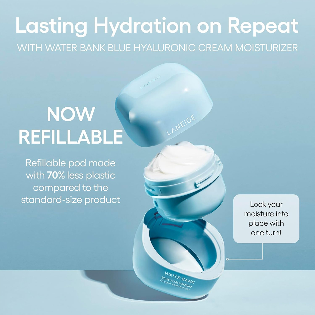 라네즈 워터뱅크 블루 히알루론산 모이스처 크림 50ml - Skincare Laneige 리뷰 및 가격
