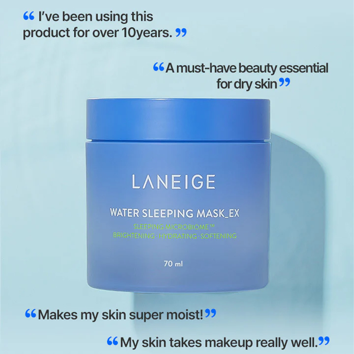 라네즈 워터 슬리핑 마스크 70ml, 오버나이트 수분  - Skincare Laneige 리뷰 및 가격