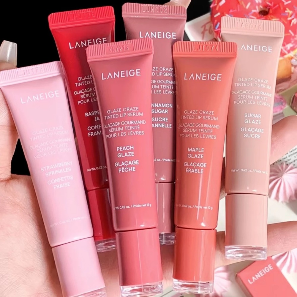 라네즈 도넛 스트로베리 슈가 립글로스 플럼핑 샤인 립오 - Skincare Laneige 리뷰 및 가격
